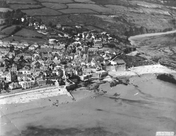 Aerial view of Lyme Regis, 1938