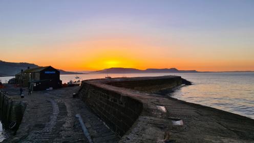 Just before sunrise on the Cobb